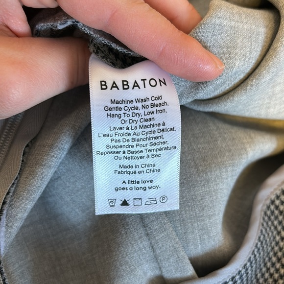 NWOT Babaton Houndstooth Wrap Style Skirt - Picture 9 of 10